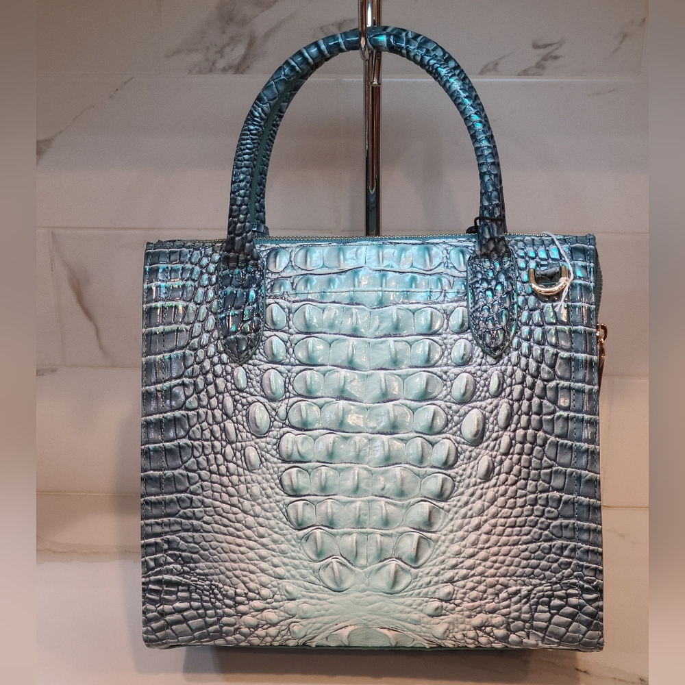 NWT Brahmin Small Caroline Spearmint Ombre Melbourne - Picture 8 of 14